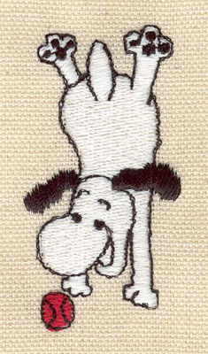 Embroidery Design: Dog after ball 1.26w X 2.47h