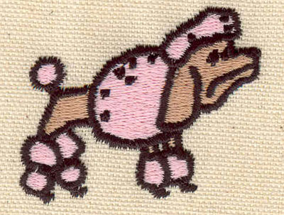 Embroidery Design: Poodle2.04w X 1.72h