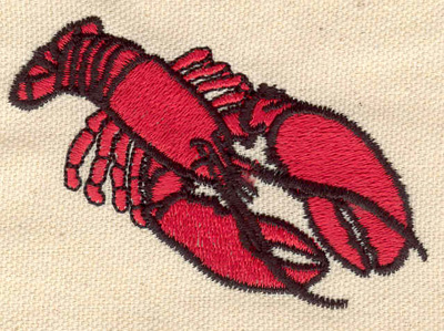 Embroidery Design: Lobster E 3.04w X 2.04h
