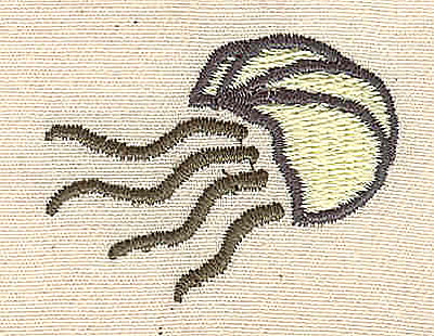 Embroidery Design: Jellyfish 1.60w X 1.20h
