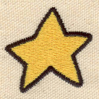 Embroidery Design: Star 1.50w X 1.44h