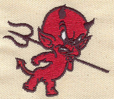 Embroidery Design: Devil A 2.74w X 2.33h