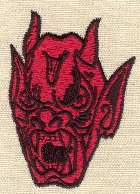 Embroidery Design: Devil B 2.19w X 3.03h