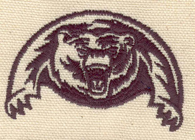 Embroidery Design: Grizzly 2.55w X 1.73h