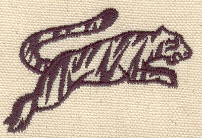 Embroidery Design: Tiger 2.60w X 1.68h