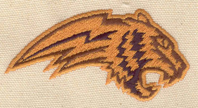Embroidery Design: Tiger head 3.52w X 1.78h