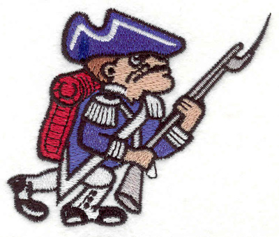 Embroidery Design: Soldier  2.97" x 3.53"