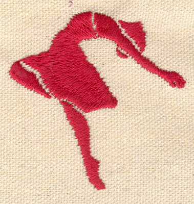 Embroidery Design: Dancer F 2.21w X 2.22h