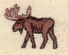 Embroidery Design: Moose 1.01w X 0.86h