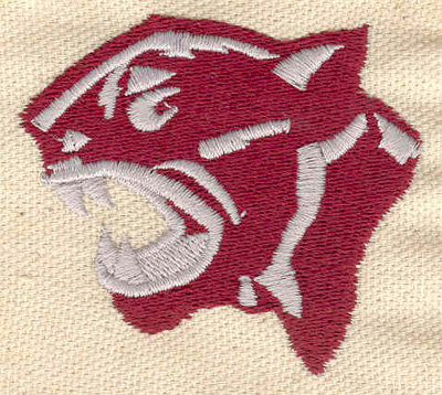 Embroidery Design: Panther head 2.57w X 1.99h