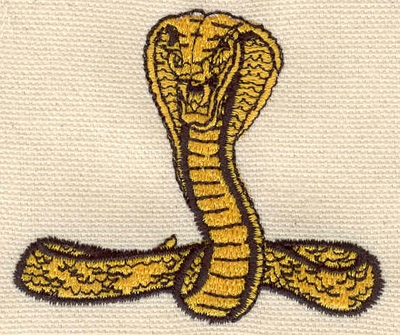 Embroidery Design: Cobra C 2.28w  X 2.68h