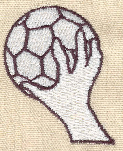 Embroidery Design: Handball 2.05w X 2.49h