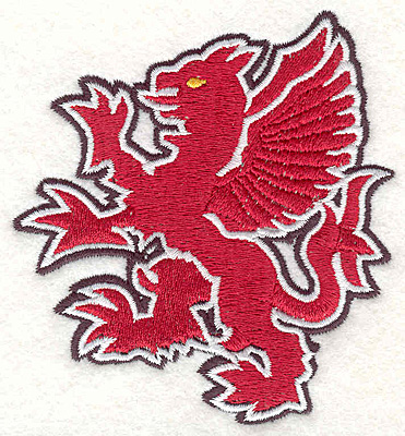 Embroidery Design: Griffin D3.71"Hx3.39"W