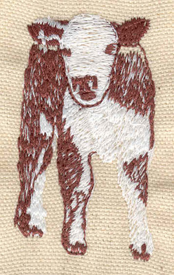 Embroidery Design: Cow 1.43w X 2.55h
