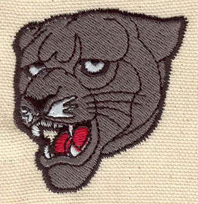 Embroidery Design: Panther head 1.96w X 2.13h