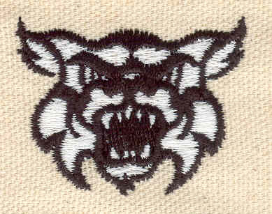 Embroidery Design: Wild Cat 1.65w X 1.26h