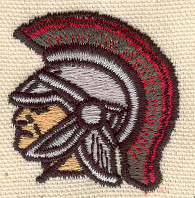Embroidery Design: Trojan B 1.61w X 1.70j