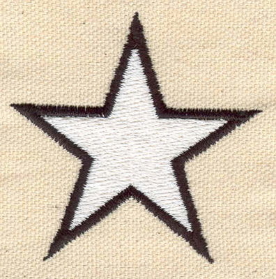 Embroidery Design: Star 2.29w X 2.26h