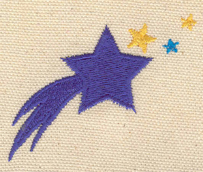 Embroidery Design: Shooting star 2.47w X 1.98h