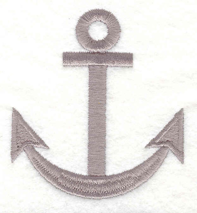 Embroidery Design: Anchor B  2.73"w X 3.08"h