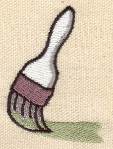 Embroidery Design: Paint brush 1.58w X 2.19h
