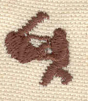 Embroidery Design: Karate 0.72w X 0.76h