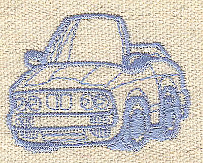 Embroidery Design: Car 1.97w X 1.51h