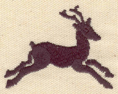 Embroidery Design: Deer B2.48w 1.94h