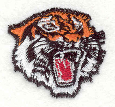 Embroidery Design: Tiger head G 1.77"w X 1.73"h