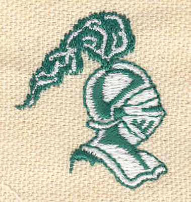 Embroidery Design: Knight head 1.19w X 1.36h