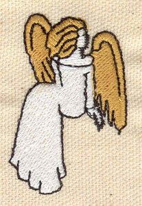 Embroidery Design: Angel 1.28w X 1.99h