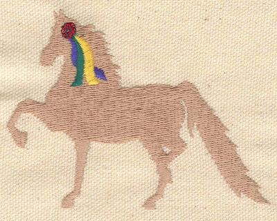 Embroidery Design: Horse prancing 3.51w X 2.68h