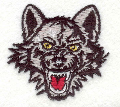 Embroidery Design: Wolf head G 2.20"w X 2.08"h
