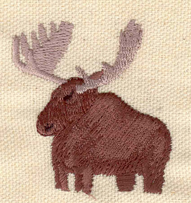 Embroidery Design: Moose 1.81w X 1.94h