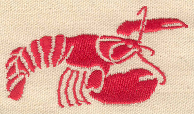 Embroidery Design: Lobster I 3.48w X 2.02h