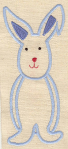 Embroidery Design: Rabbit 2.76w X 6.79h