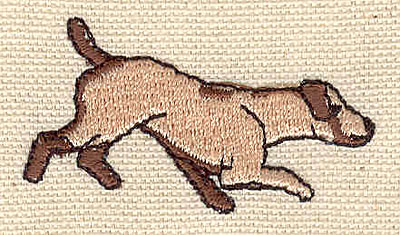 Embroidery Design: Dog C1.94w X 1.05h