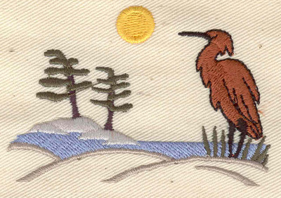 Embroidery Design: Cottage scene2.97w X 2.04h