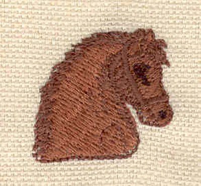 Embroidery Design: Horse head 1.01w X 0.95h