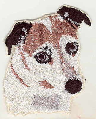 Embroidery Design: Terrier B 3.47w X 4.03h