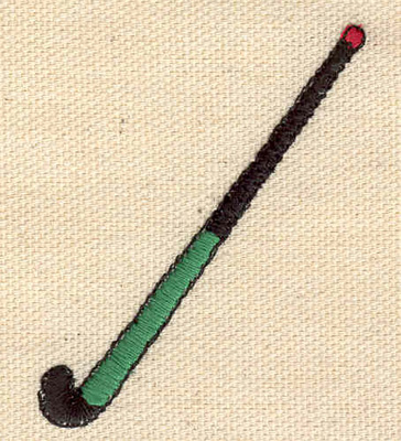 Embroidery Design: Field hockey stick 1.93w X 2.27h