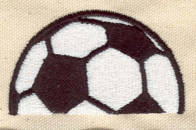 Embroidery Design: Soccer ball b 2.77w X 1.61h