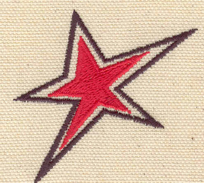 Embroidery Design: Star 2.24w X 2.15h