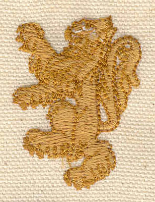 Embroidery Design: Lion 1.23w X 1.67h