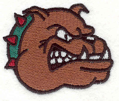 Embroidery Design: Bulldog Q2.16" x 2.57"