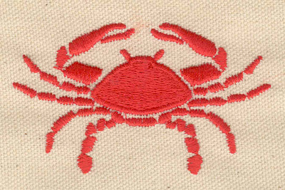 Embroidery Design: Crab N3.06w X 1.79h