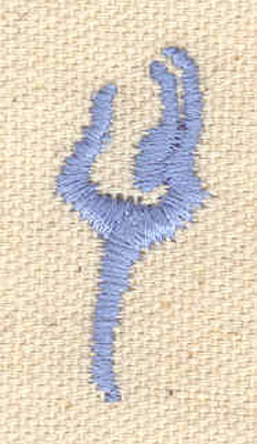 Embroidery Design: Dancer I 0.59w X 1.28h