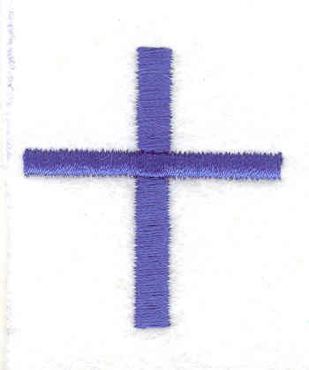 Embroidery Design: Cross F 1.46"w X 1.56"h