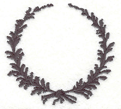 Embroidery Design: Wreath 10 2.26" X 2.43"