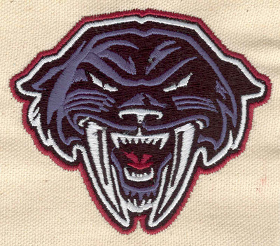 Embroidery Design: Panther head 3.54w X 3.04h
